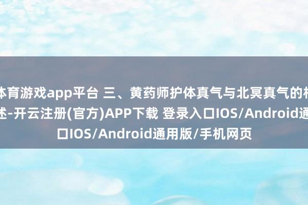 体育游戏app平台 三、黄药师护体真气与北冥真气的相似之处 如前所述-开云注册(官方)APP下载 登录入口IOS/Android通用版/手机网页